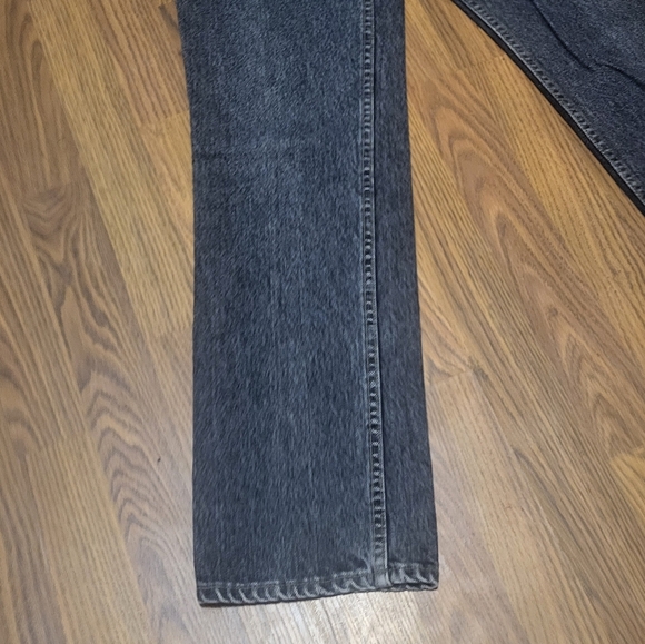 Vintage Levi's 619 Orange Tab Made in Canada Distress Straight Jeans W30 L31 B68 - Picture 3 of 12